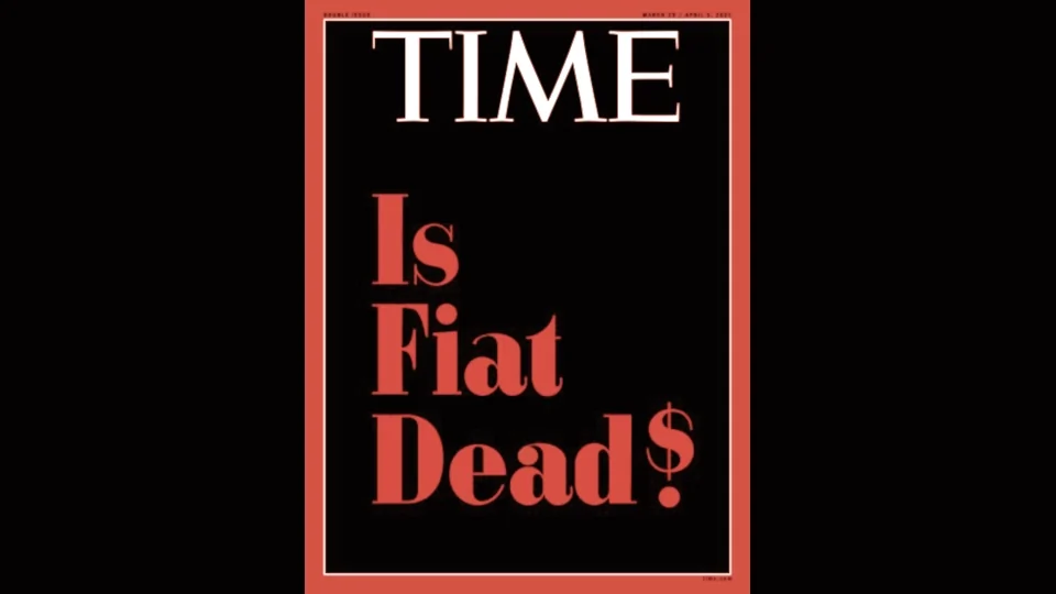 TIME magazine is selling this cover as an NFT. Image: TIME
