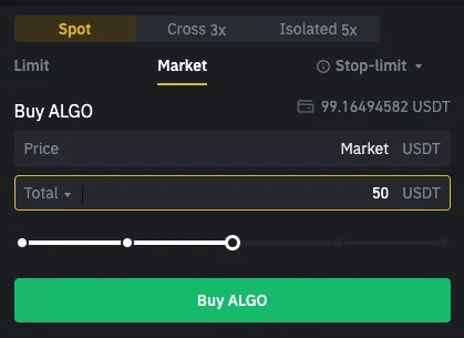 Buy ALGO