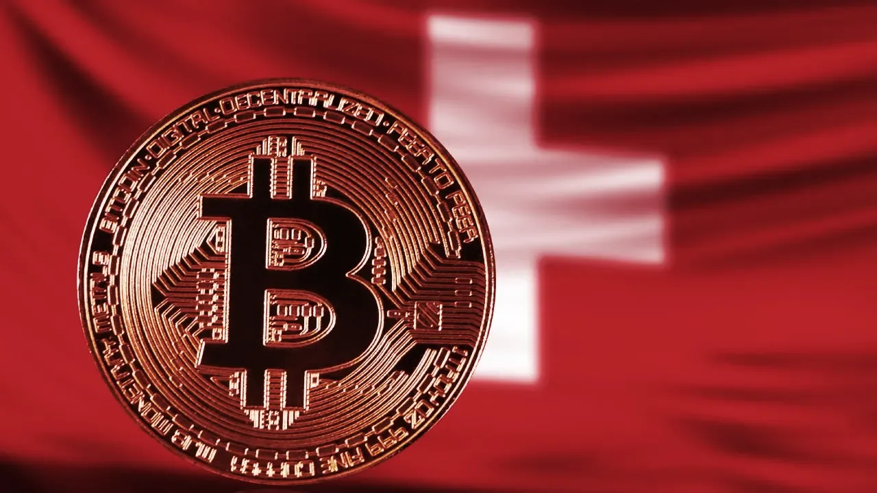 Bitcoin adoption is racing ahead in Switzerland. Image: Shutterstock