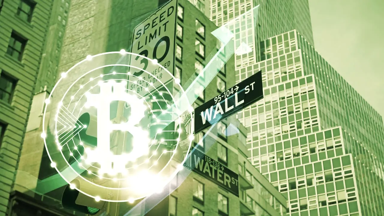 Crypto comes to Wall Street. Image: Shutterstock