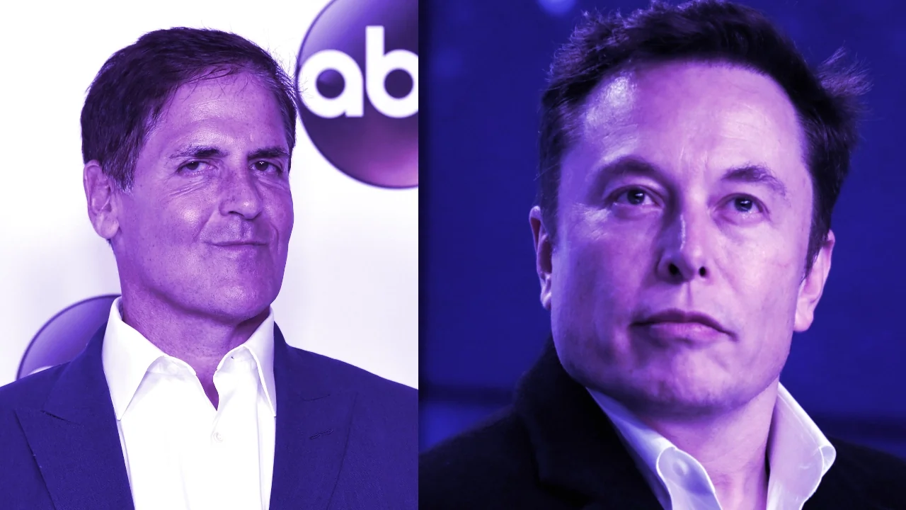 Mark Cuban and Elon Musk are both fans of Dogecoin