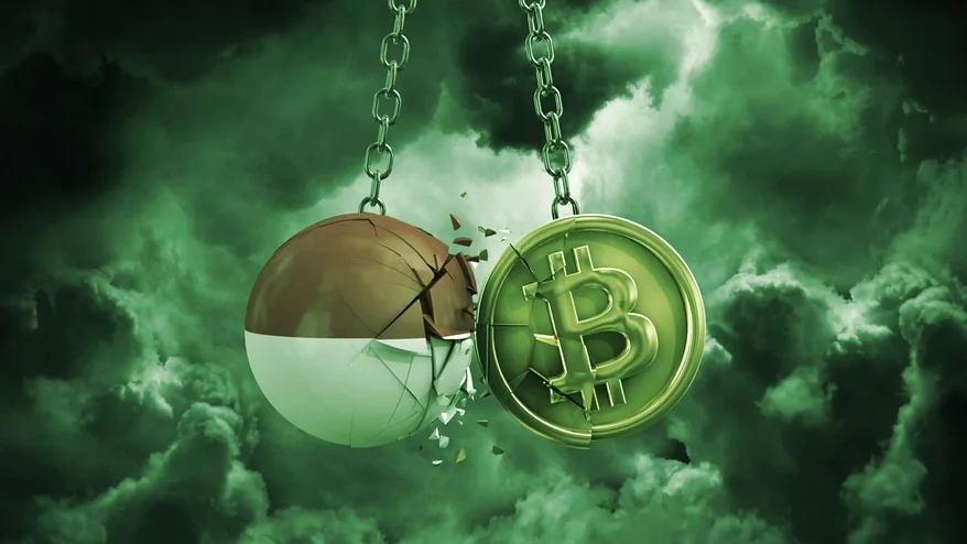 Indonesia and Bitcoin. Image: Shutterstock