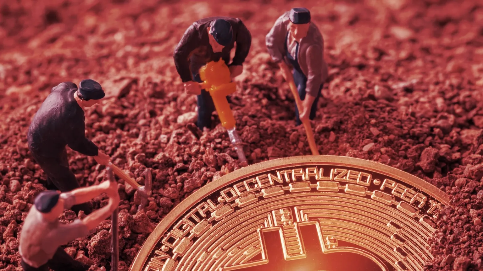比特币“挖矿”是指生成新比特币的活动。 图片：Shutterstock