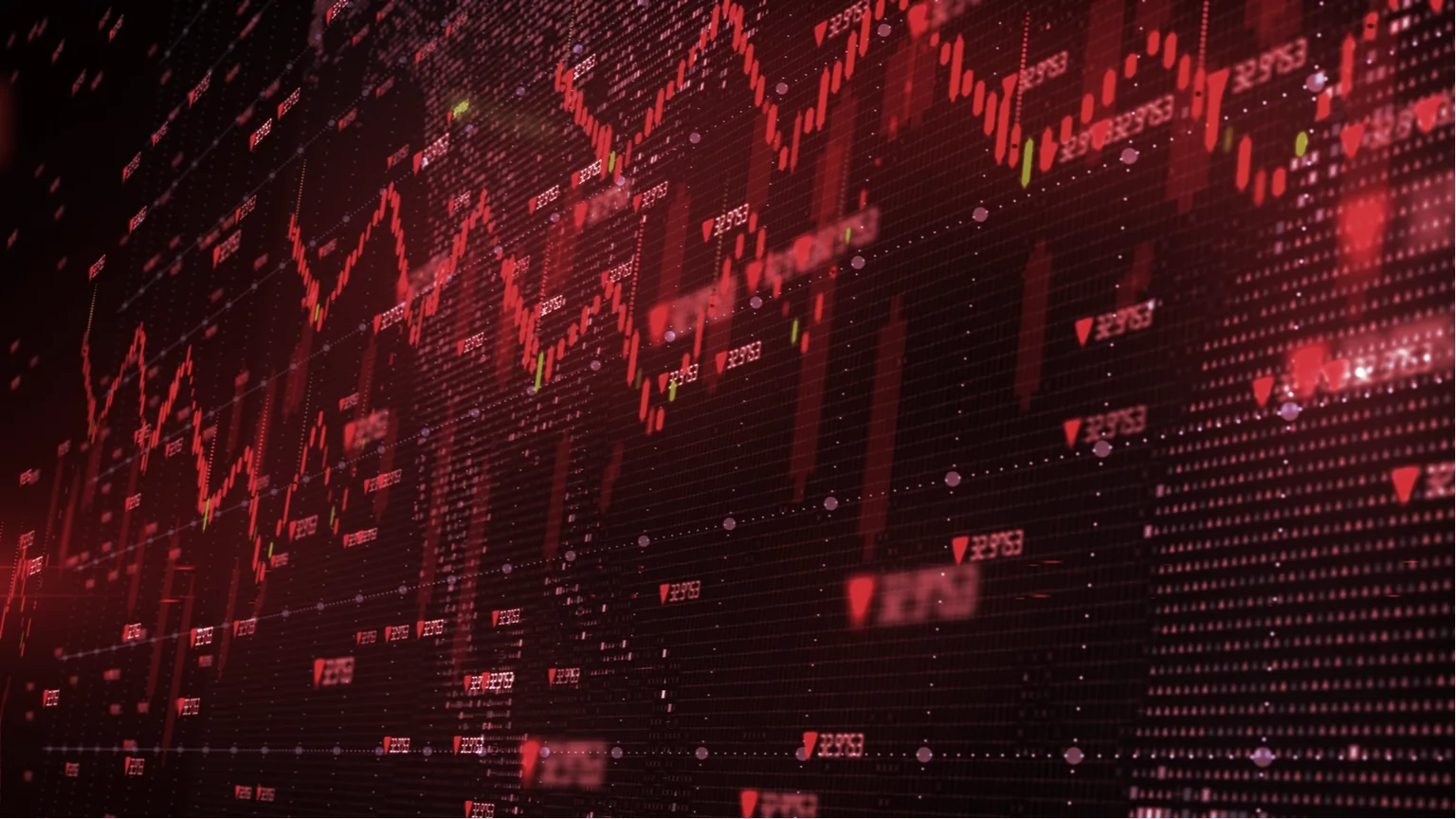 Los mercados de criptomonedas están en la zona roja. Imagen: Shutterstock