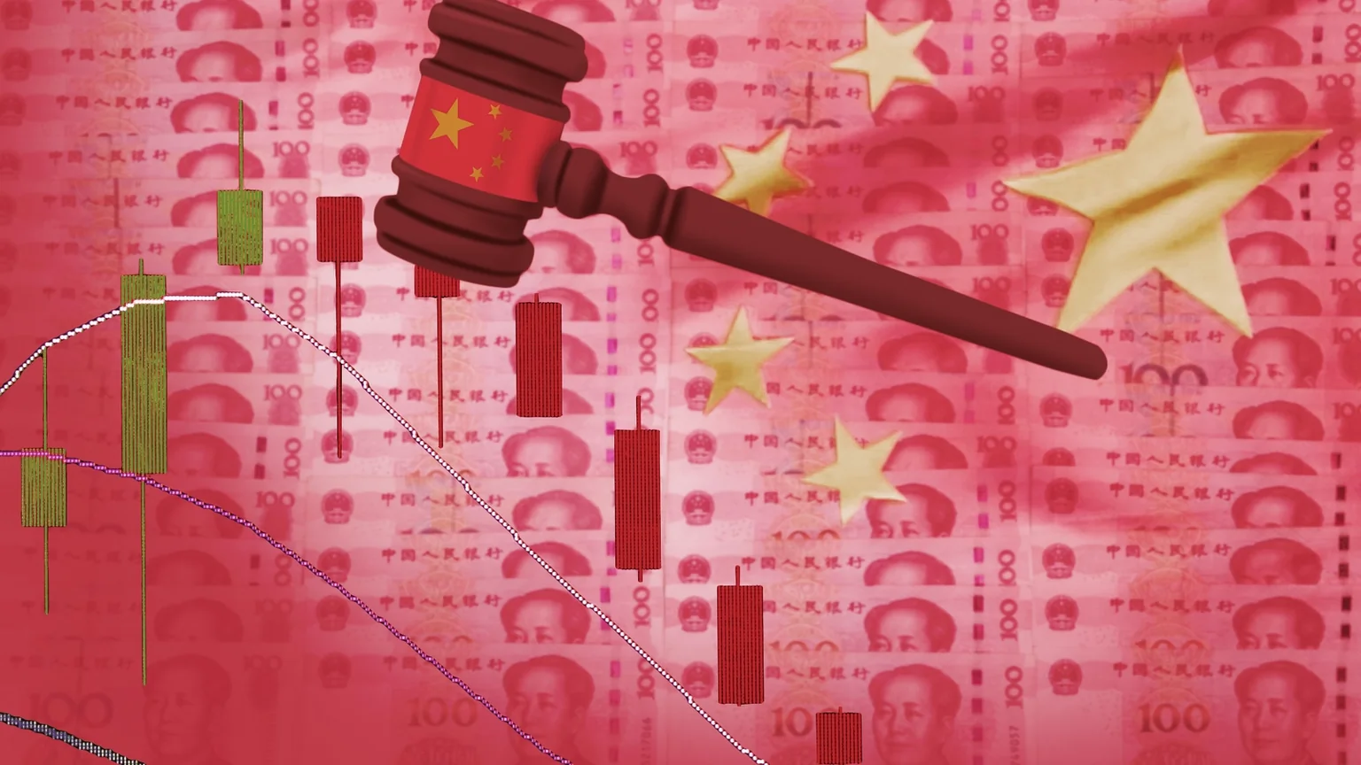 China cracks down. Image: Shutterstock