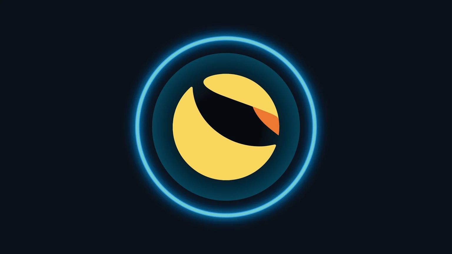 The Terra cryptocurrency logo. 