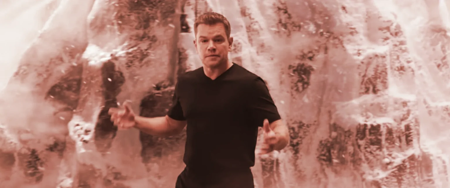 Matt Damon in "Fortune Favours the Brave" Crypto.com ad