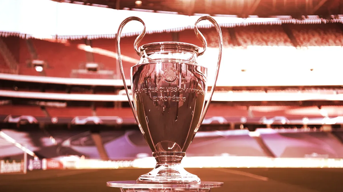 UEFA has signed with Socios for Champions League fan tokens. Image: Shutterstock