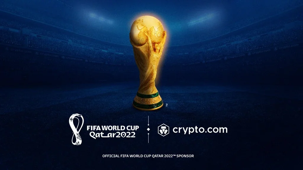 Arte alusivo a la alianza entre la FIFA y Crypto.com. Imagen: Crypto.com