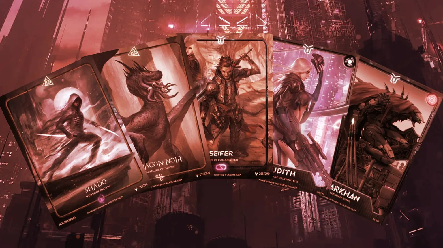 Cross the Ages is a Polygon-based NFT card game. Image: Cross the Ages