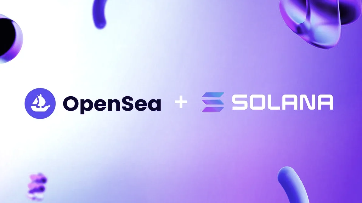 Solana NFTs are now live on OpenSea. Image: OpenSea