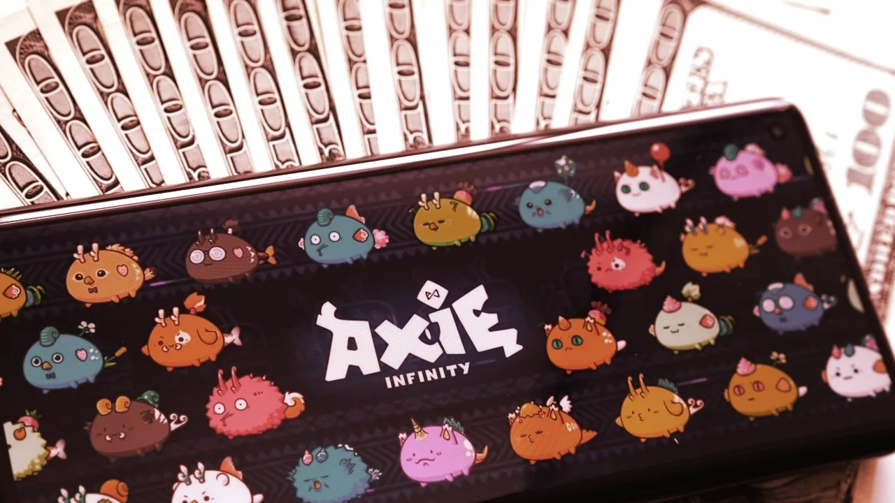 Axie Infinity is a play-to-earn game on Ethereum. Image: Sky Mavis