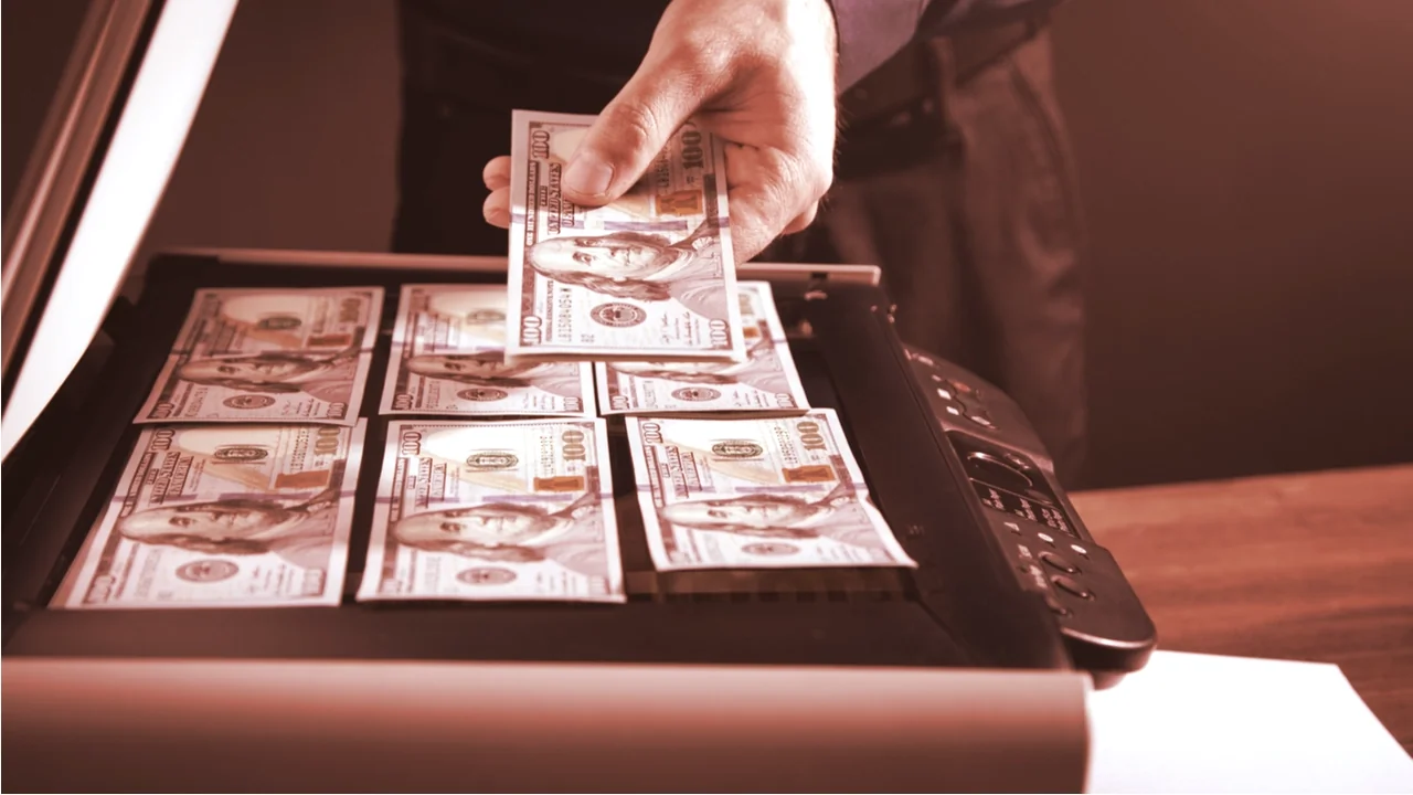 Fire up the money printer. Image: Shutterstock