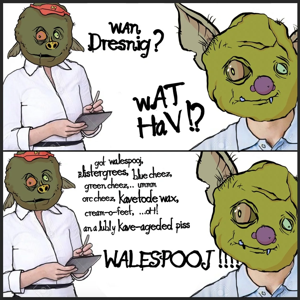 An example of a meme inspired by the Goblin Town NFT Collection