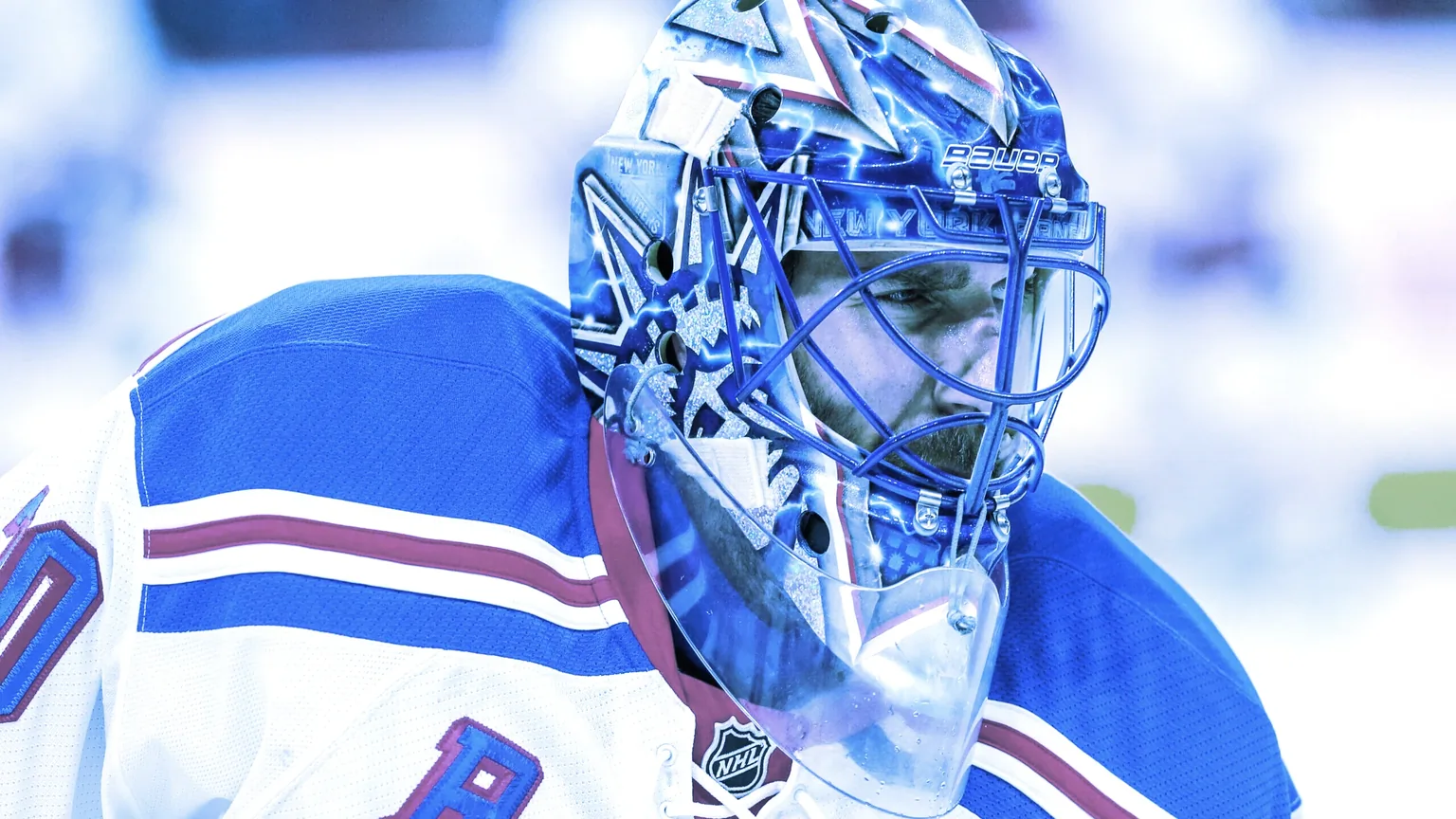 New York Rangers goalie Henrik Lundqvist during a game against the Carolina Hurricanes in 2014.
Image: Shutterstock