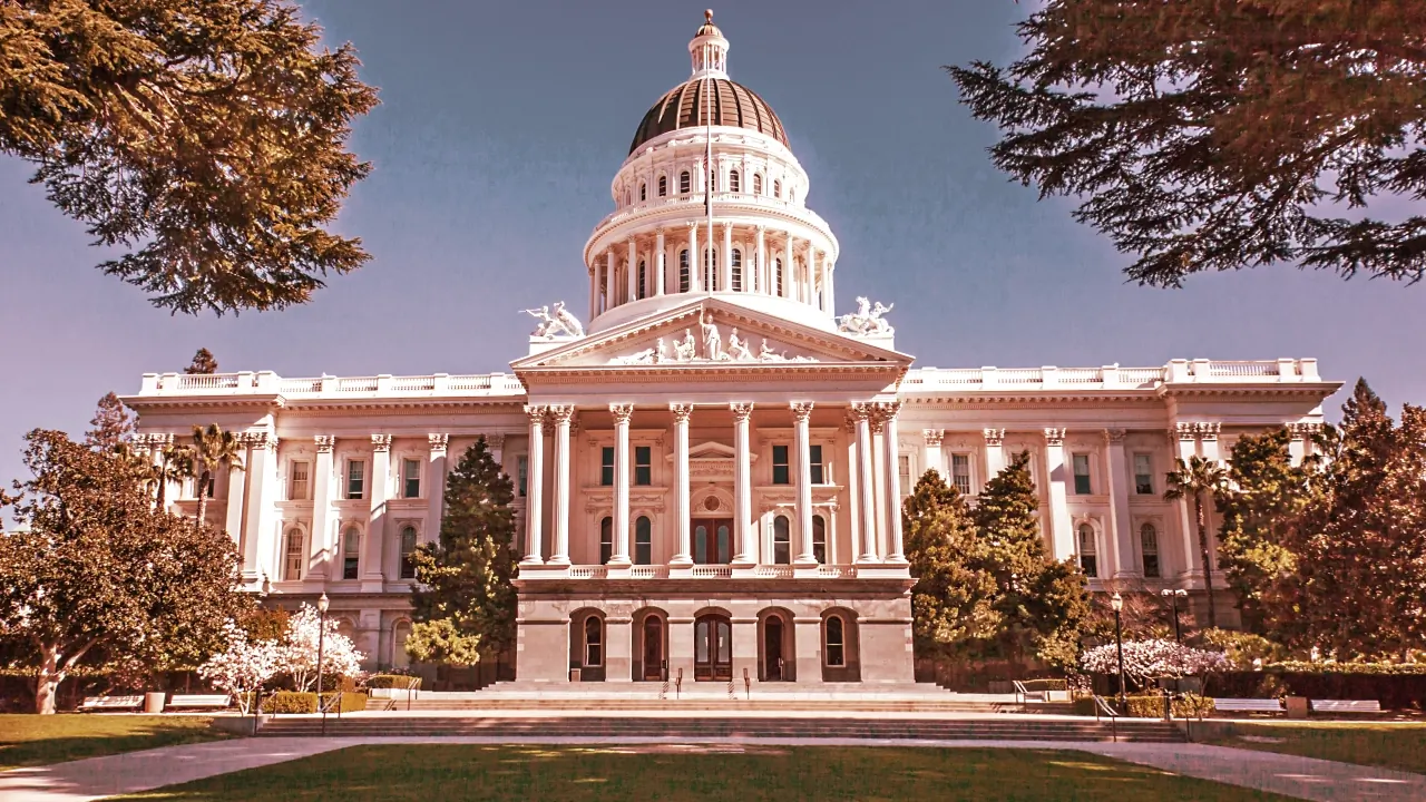 California state capitol building in Sacramento. Image: Shutterstock