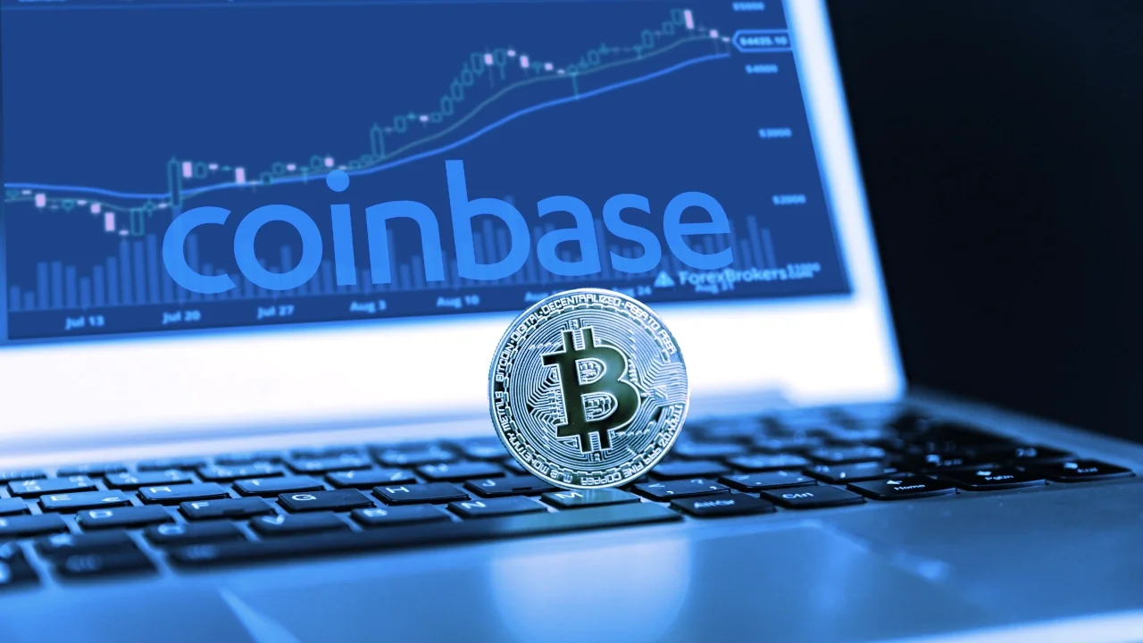 Coinbase trading platform. 