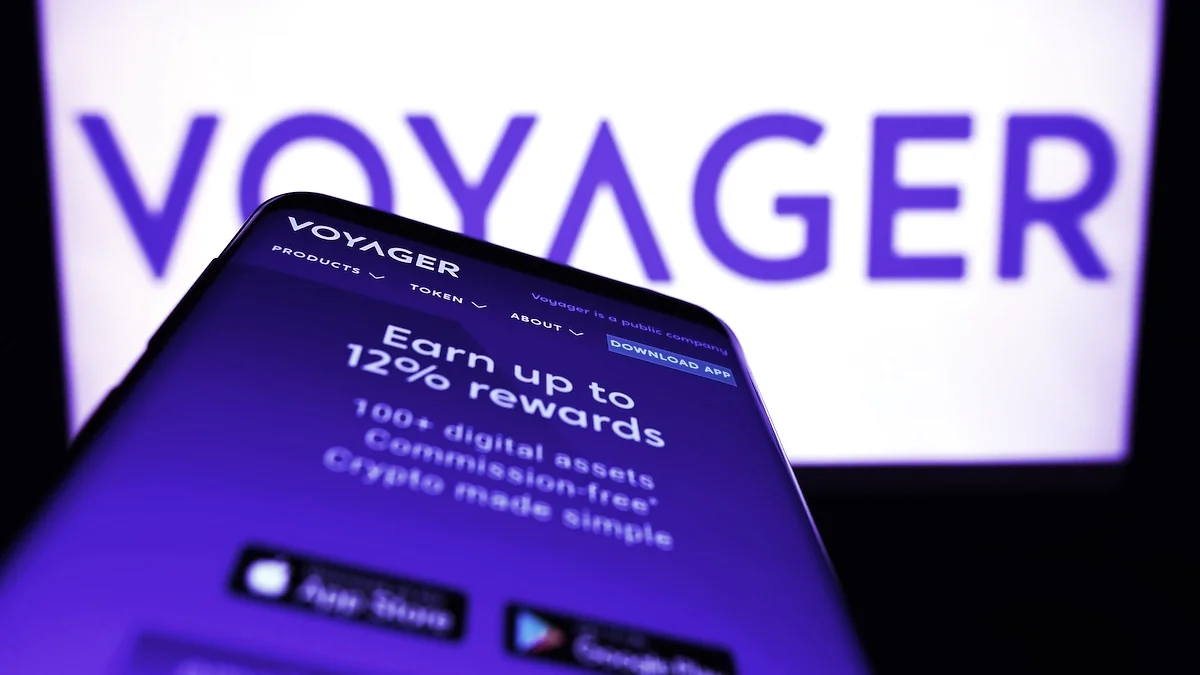 Voyager Digital is a crypto trading platform. Image: Shutterstock