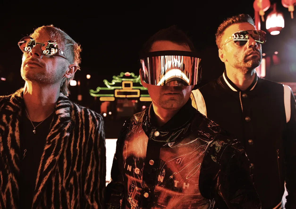 Muse is a rock band from Devon, England. Image: Warner Records/Jeff Forney. 
