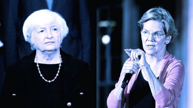 Sen. Elizabeth Warren & Treasury Secretary Yellen