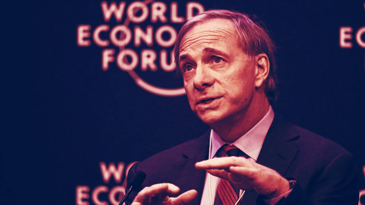 Ray Dalio, speaking at the World Economic Forum 2020. Image: WORLD ECONOMIC FORUM/swiss-image.ch/Moritz Hager