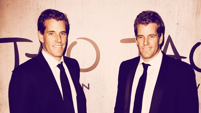 The Winklevoss twins are big believers in Bitcoin. Image: Shutterstock.