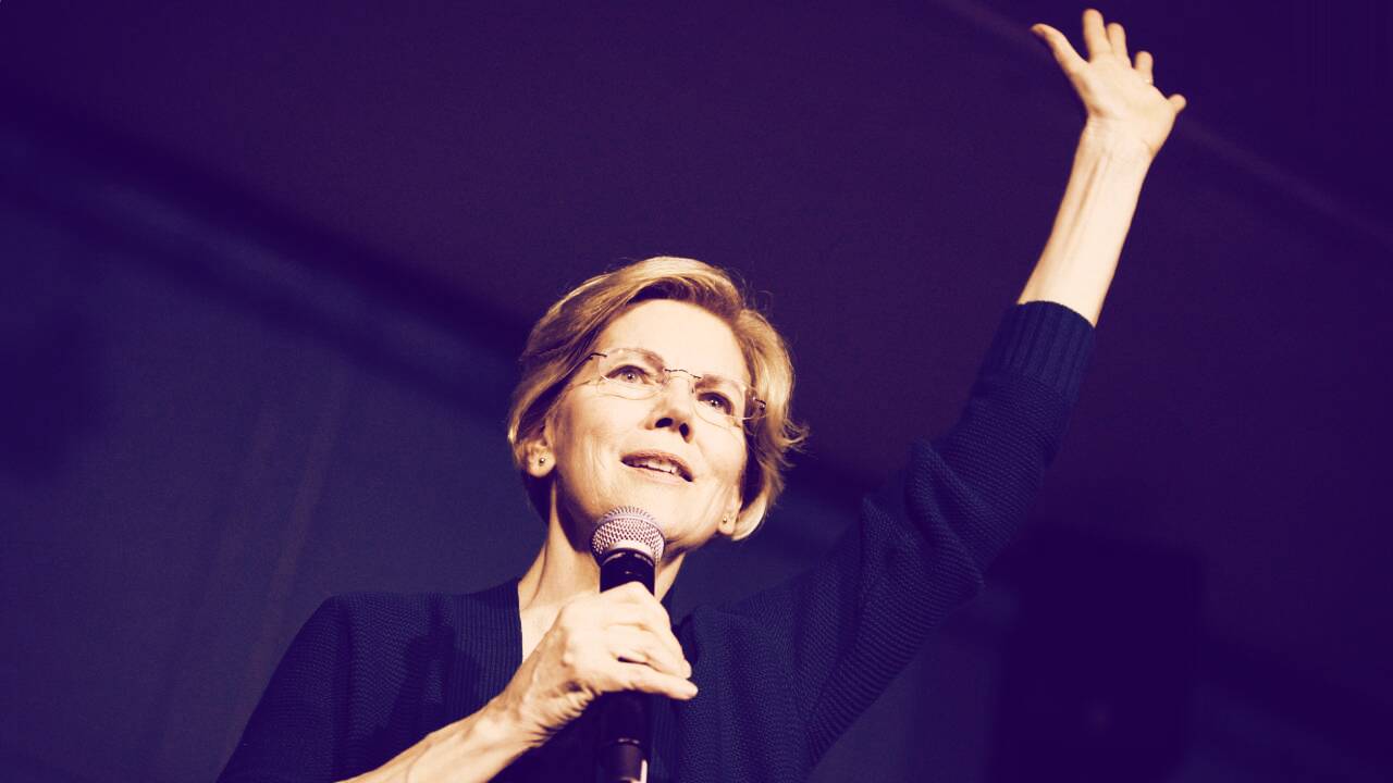 ‘Congress Needs to Act’ on Crypto Says US Senator Elizabeth Warren