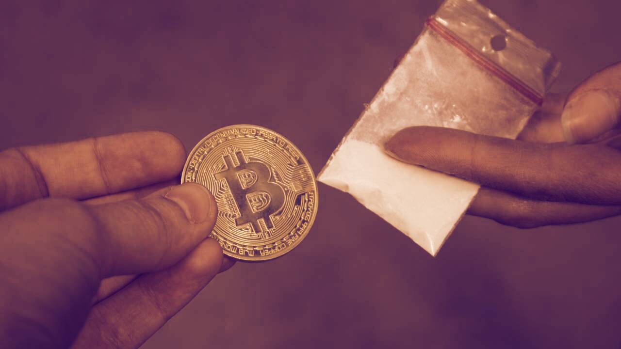 Bitcoin and other cryptocurrencies are used to purchase drugs on dark web markets. Image: Shutterstock