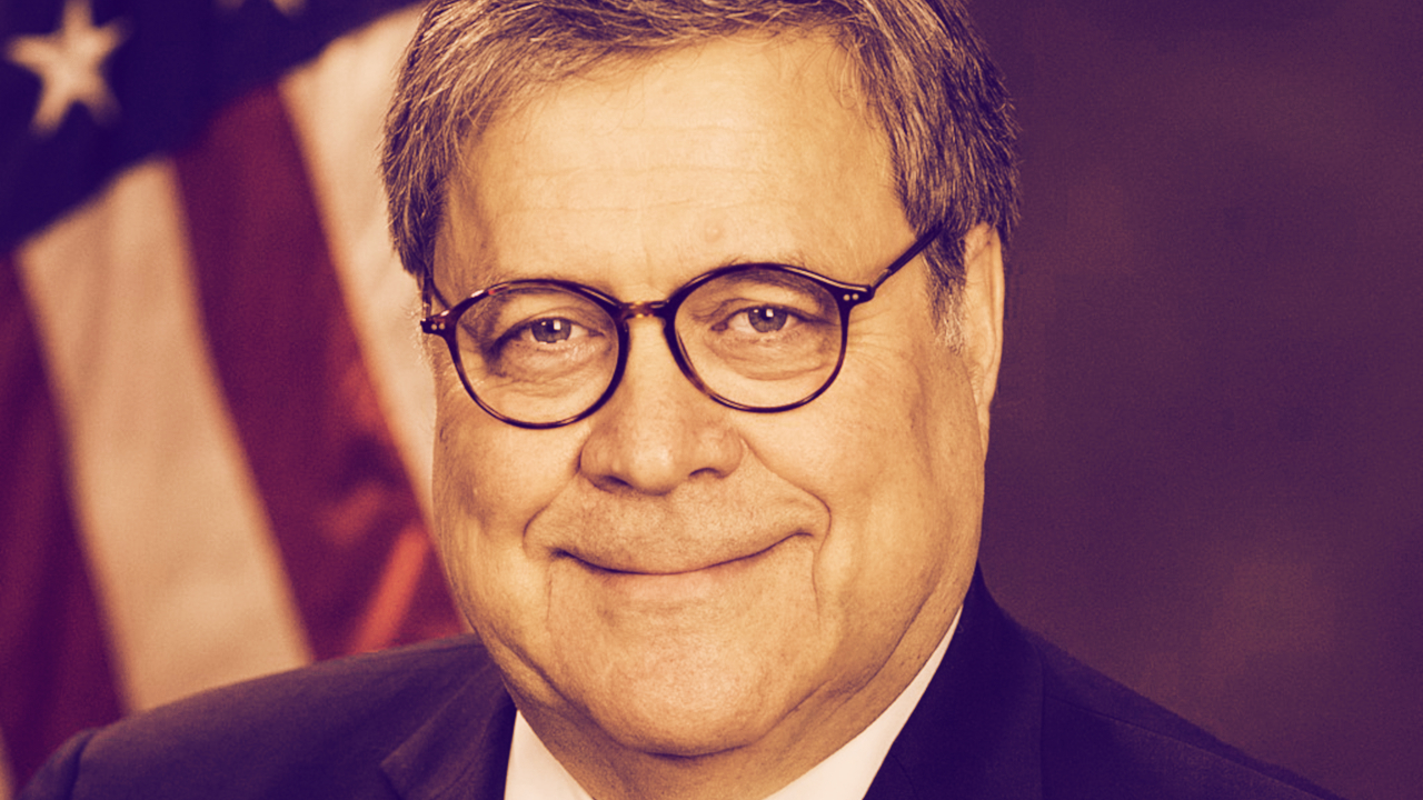 US Attorney General William P. Barr. Image: Wikipedia