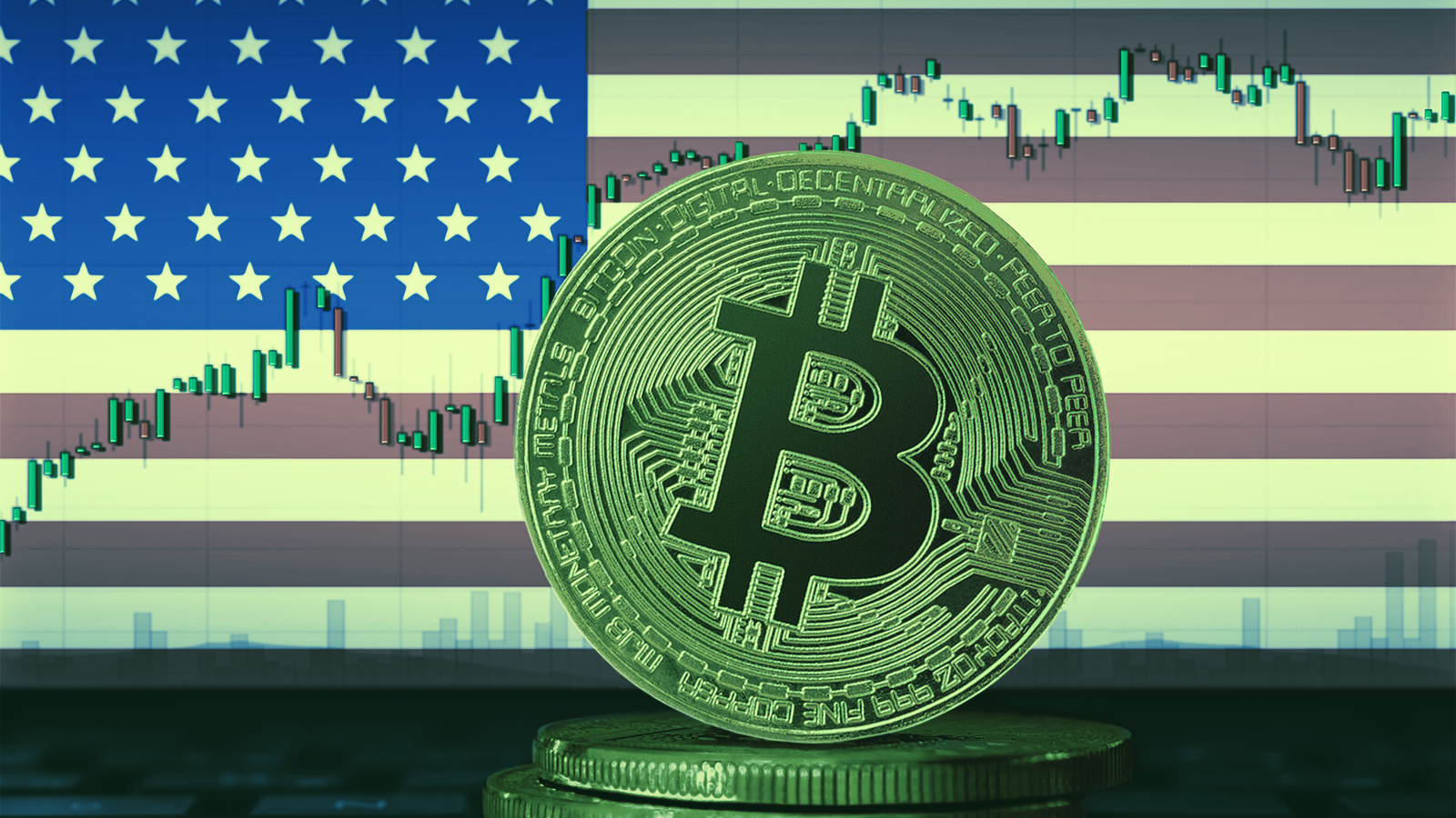 Bitcoin and the USA. Image: Shutterstock