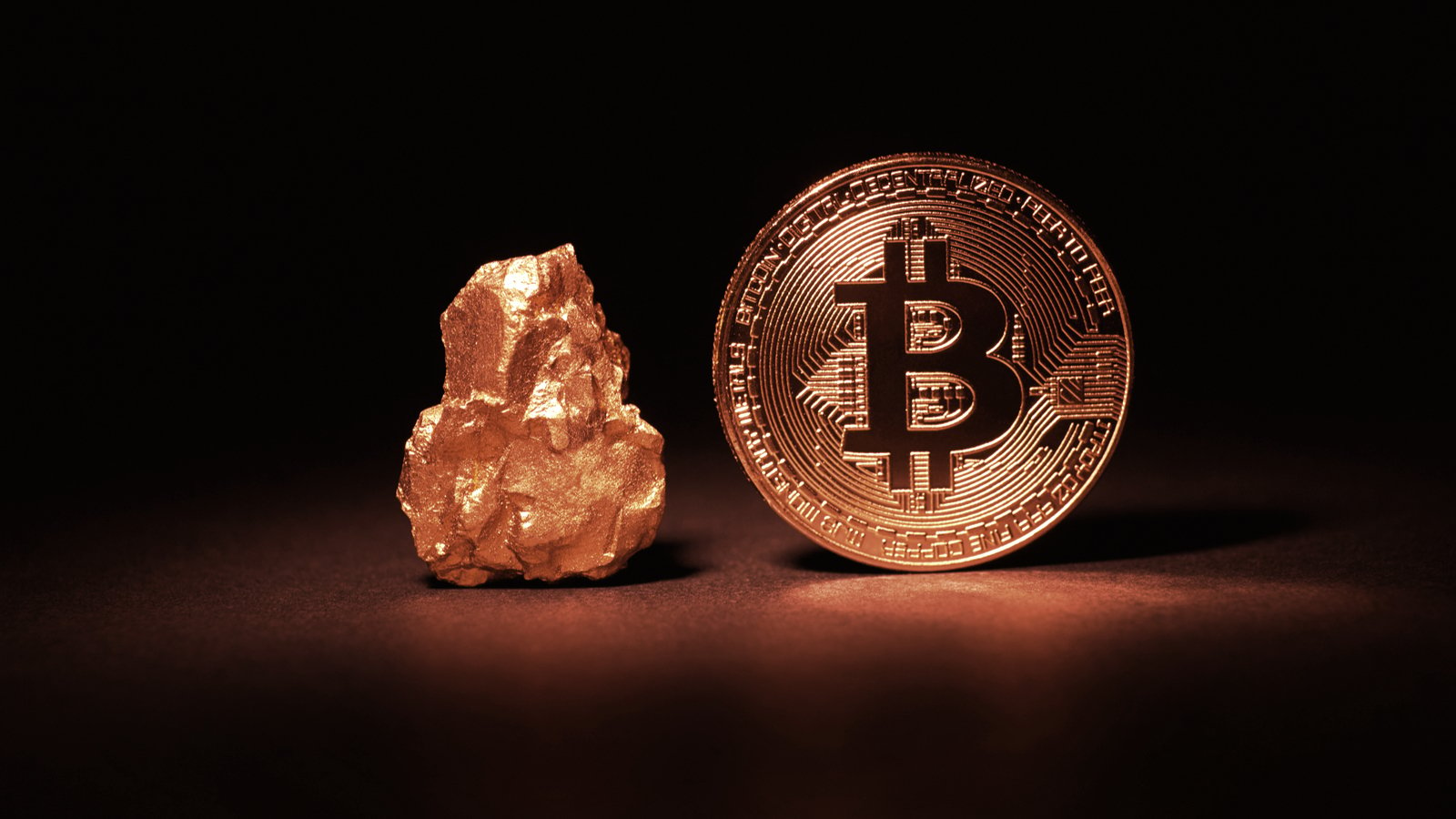 Bitcoin and gold. Image: Shutterstock