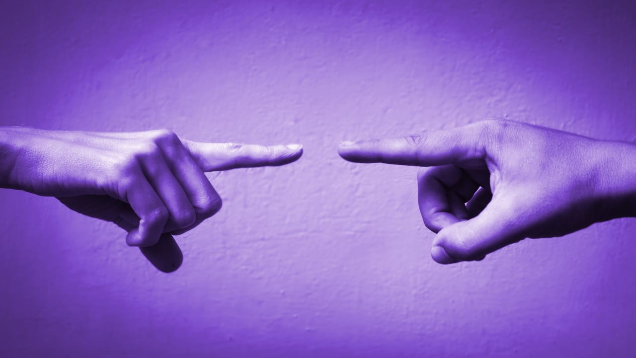 When you point one finger at someone... Image: Shutterstock