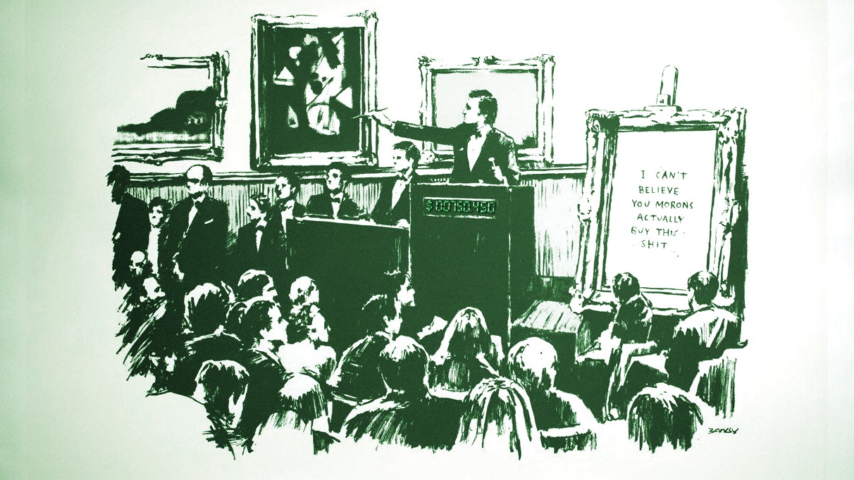 A Burned Up Banksy NFT Just Sold For $382k