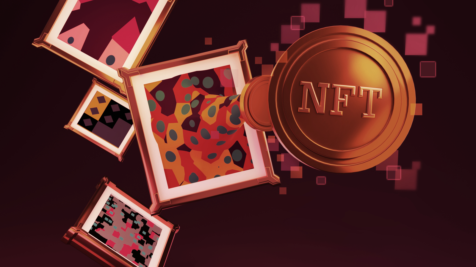 NFTs are cryptographically-unique tokens. Image: Shutterstock