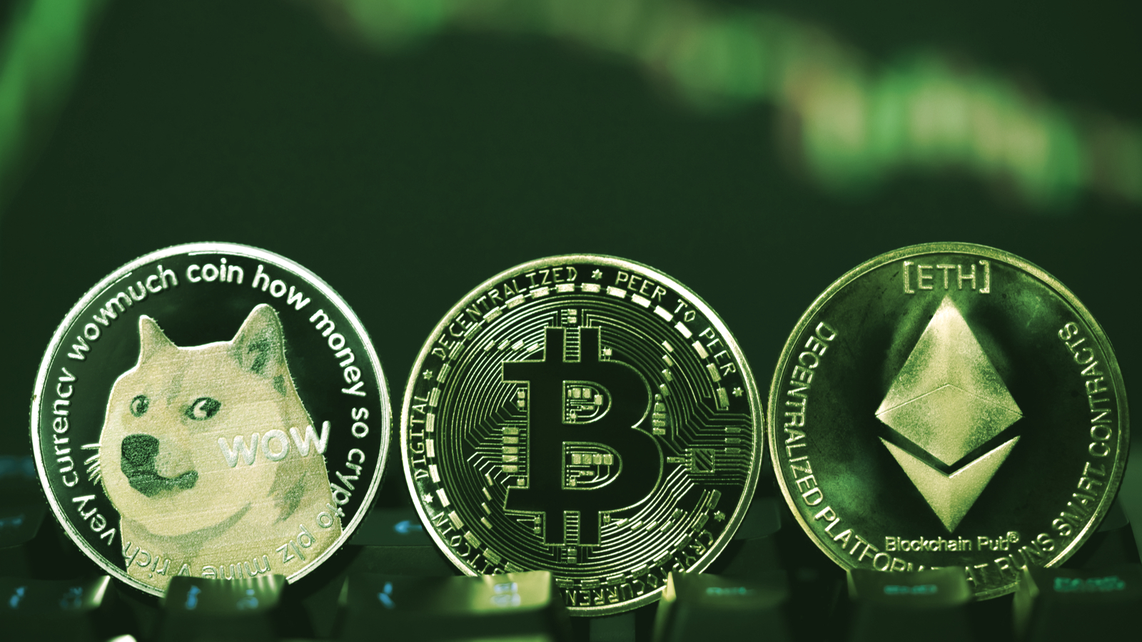 Dogecoin Surges 14% as Bitcoin Briefly Passes $45,000