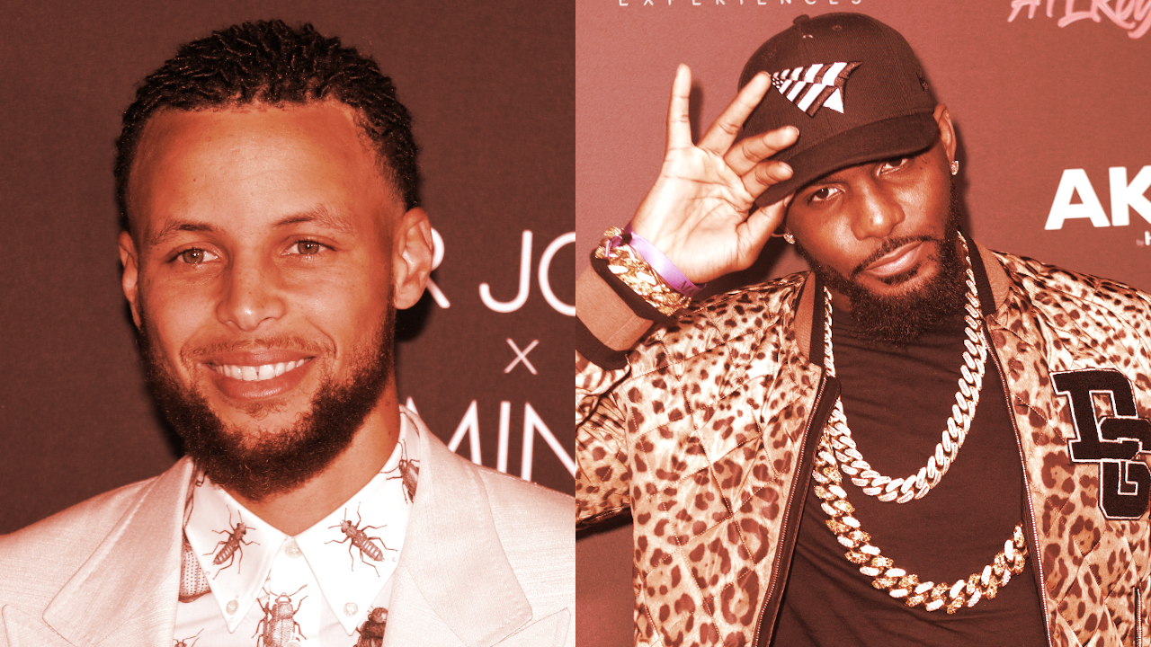 Steph Curry and Dez Bryant are in the Bored Apes Yacht Club. Image: Shutterstock