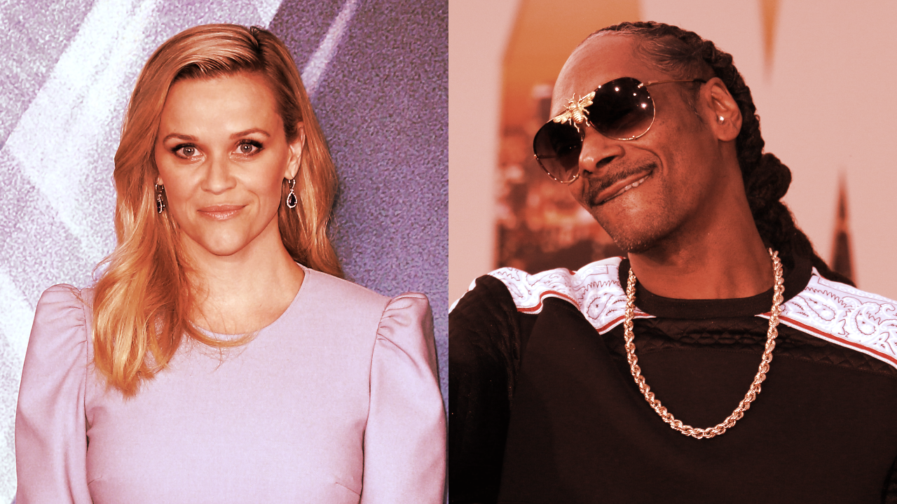 Reese Witherspoon Gets Into Ethereum NFTs, Snoop Dogg Gives Advice