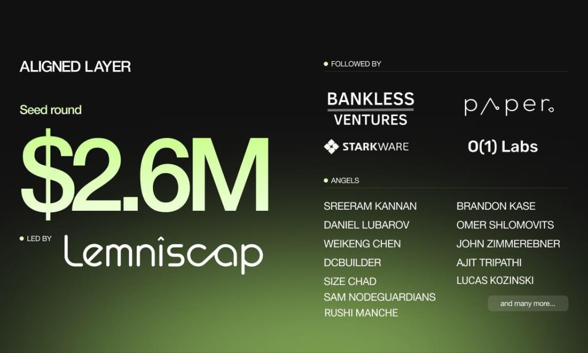 Aligned Layer Raises $2.6M Seed Funding to Build the First Decentralized ZK  Proof Verification Layer for Ethereum - Decrypt