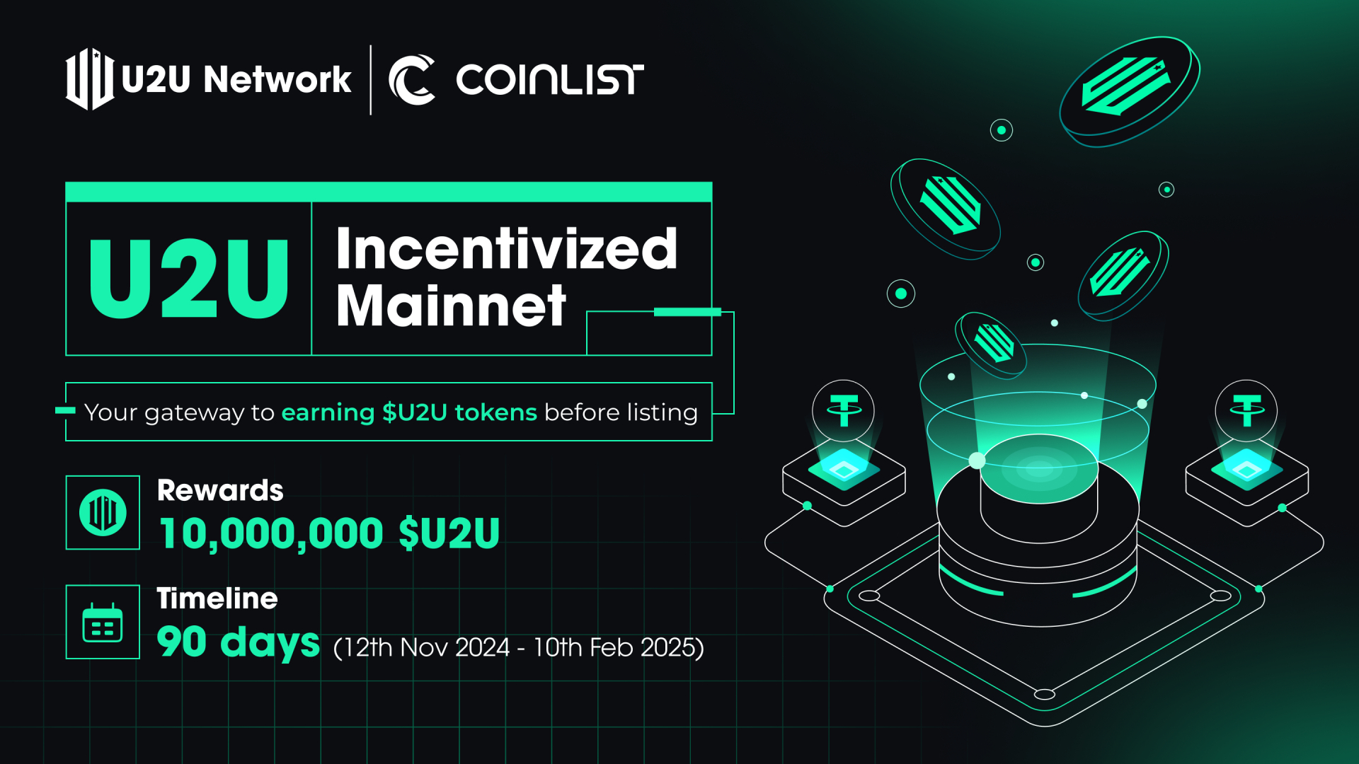 U2U Network - The First DePIN Project to Launch Growth Campaign on CoinList  in Q4 2024 - Decrypt