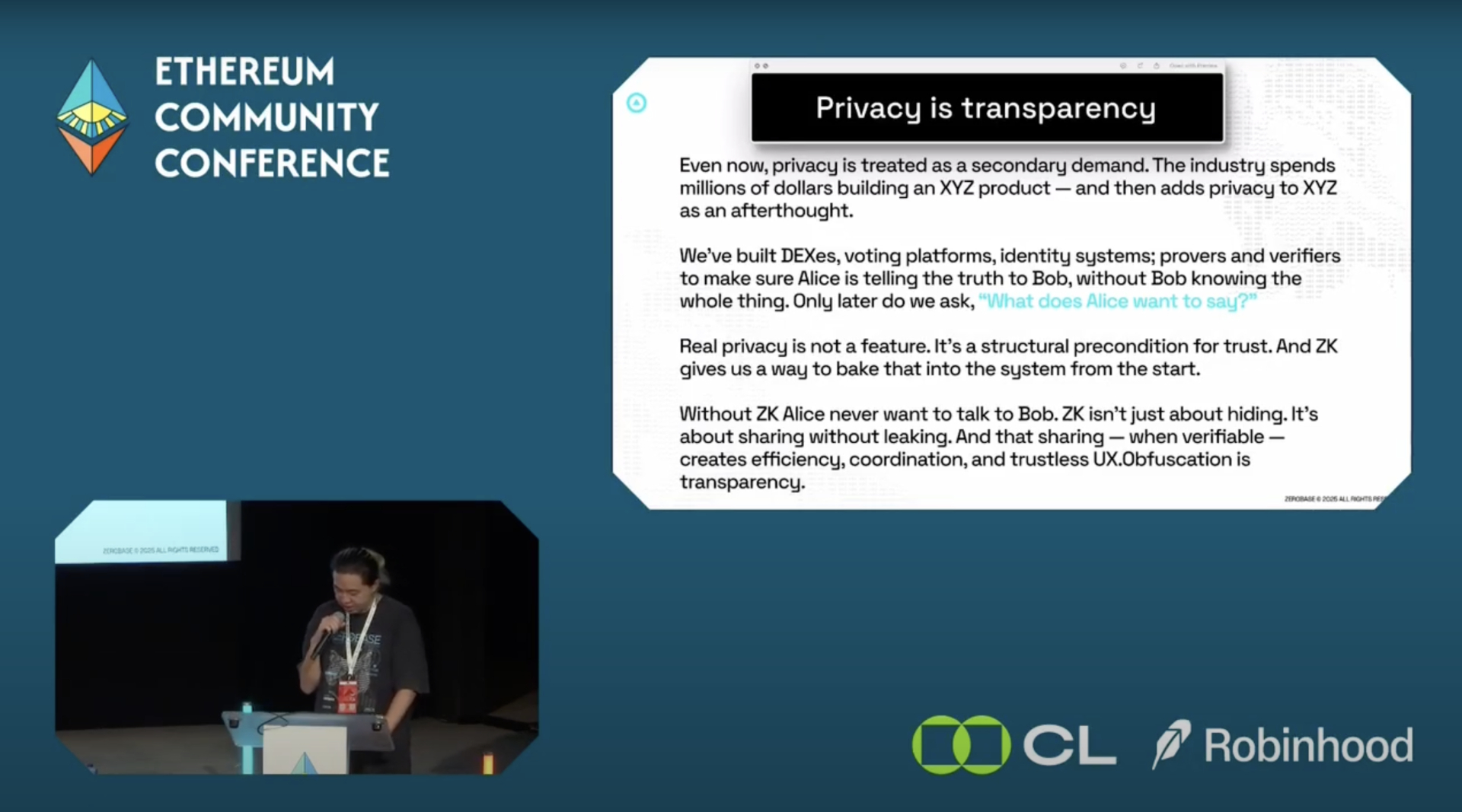 ZEROBASE Unveils Consumer level Zero-Knowledge Infrastructure at ETHCC -  Decrypt