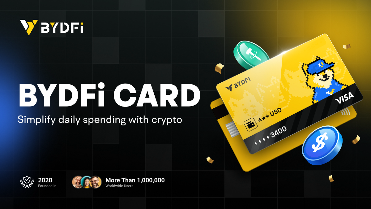 BYDFi Card Officially Launches: One Card to Seamlessly Bridge Web3 Assets  and Real-World Spending - Decrypt