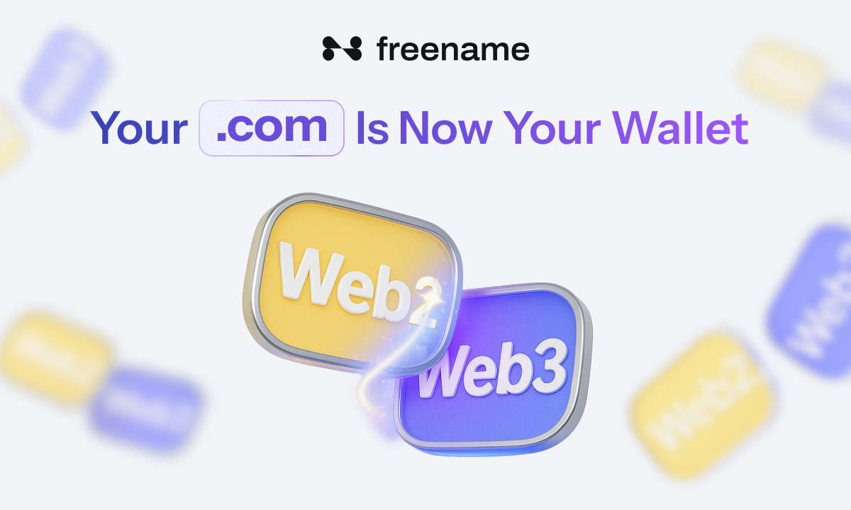 Freename Introduces .COM Domain Payments Powered by Blockchain-Mirroring  Technology - Decrypt