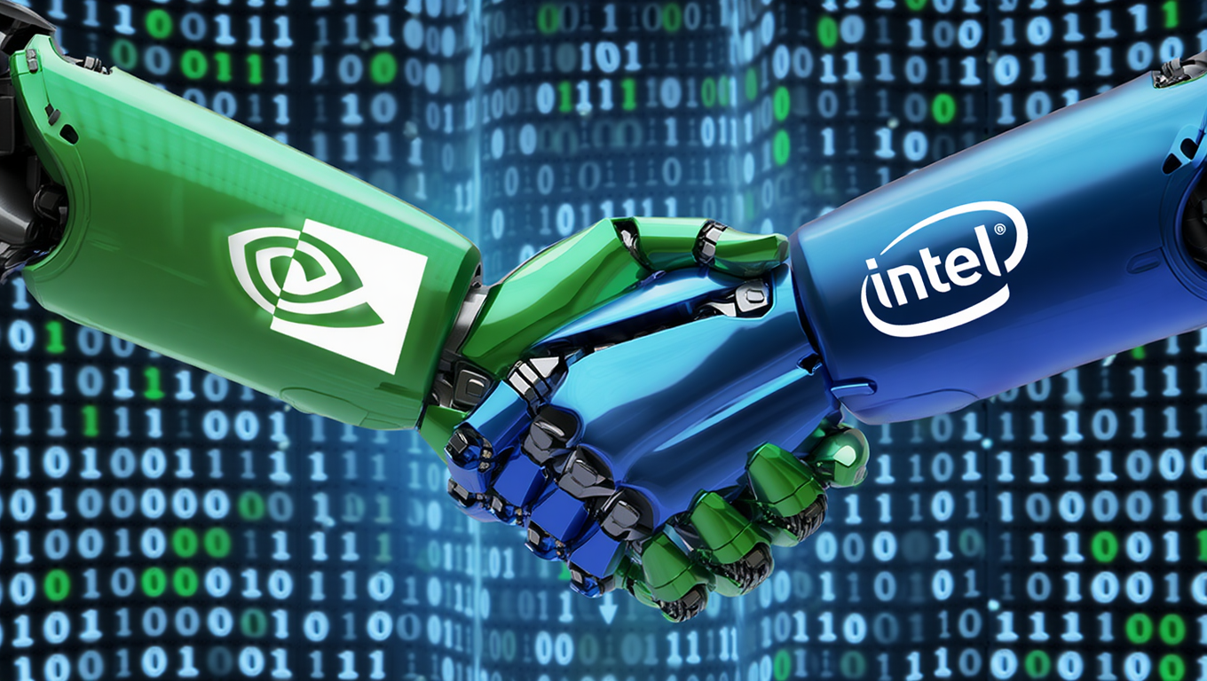 Intel Spikes 23% on Deal With Nvidia to Develop AI Hardware