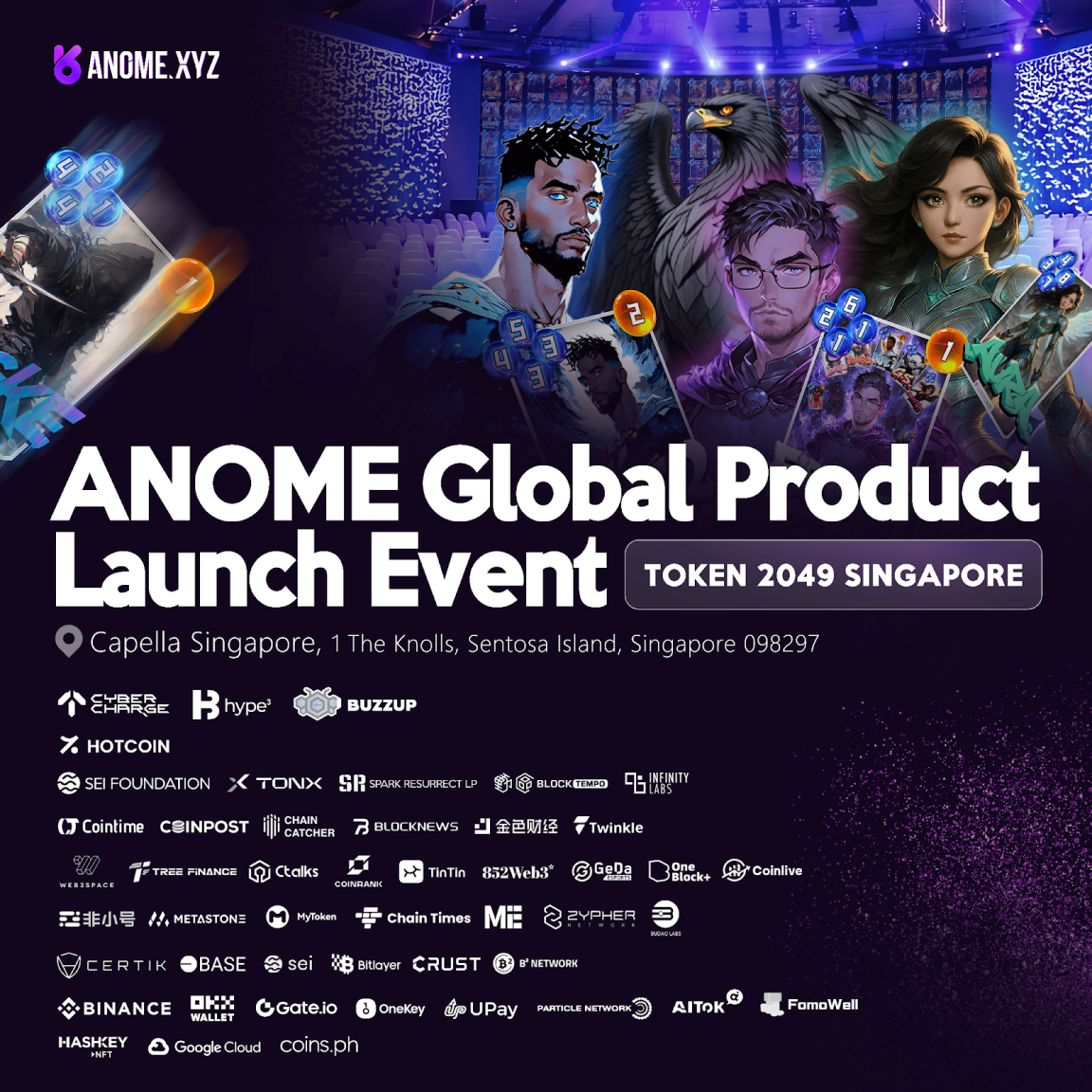 ANOME Global Launch at Token2049: Redefining the Value of GameFi - Decrypt