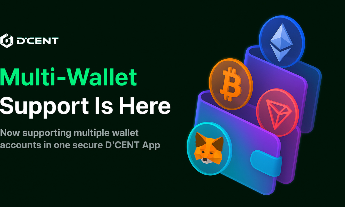 D'CENT Launches Multi-Wallet Support to Enhance User-Friendly
