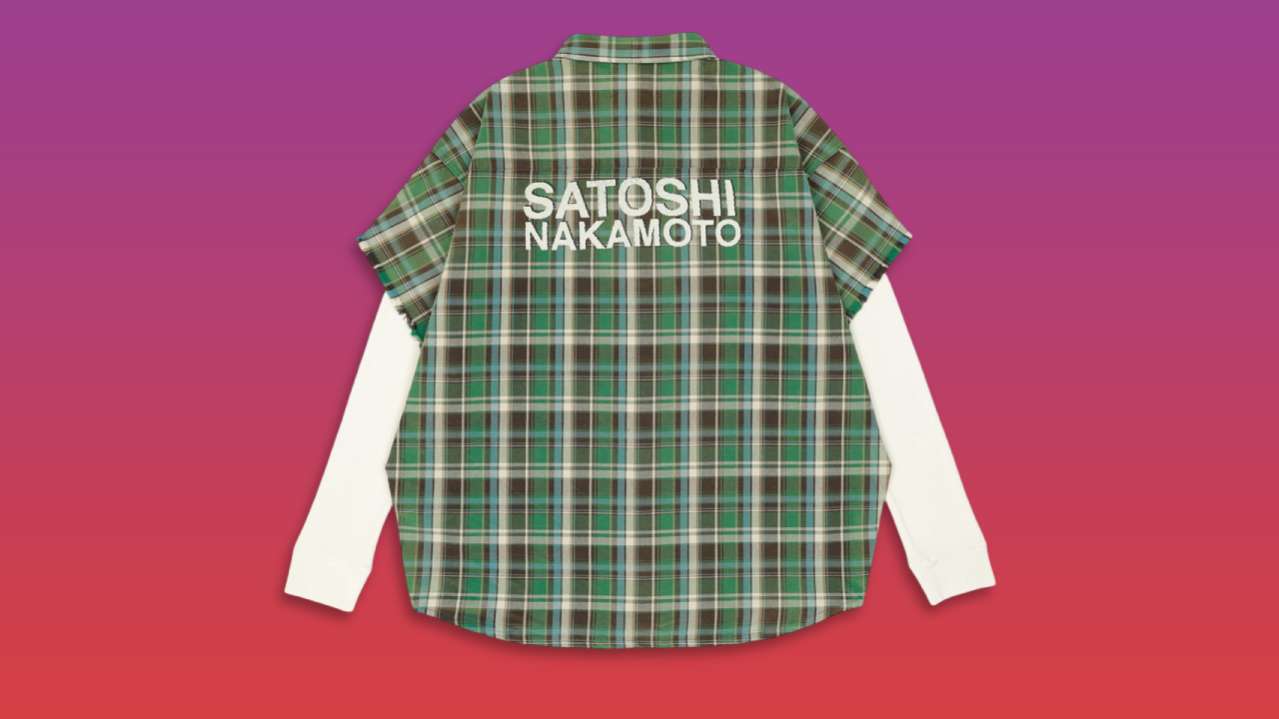Satoshi Nakamoto Bender Cut Off Flannel.