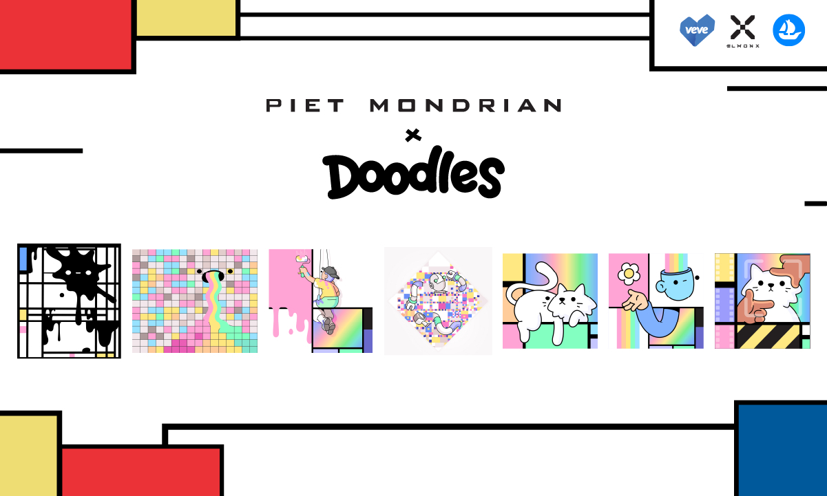 現品限り‼️ PSA10 POP1‼️ Piet Mondrian ドーブル　070 Piet Mondrian x Doodles: Five Iconic Masterworks Reimagined as